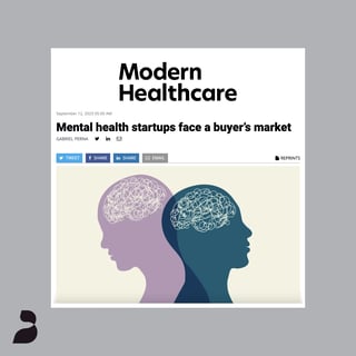 Mental health startups face a buyer’s market